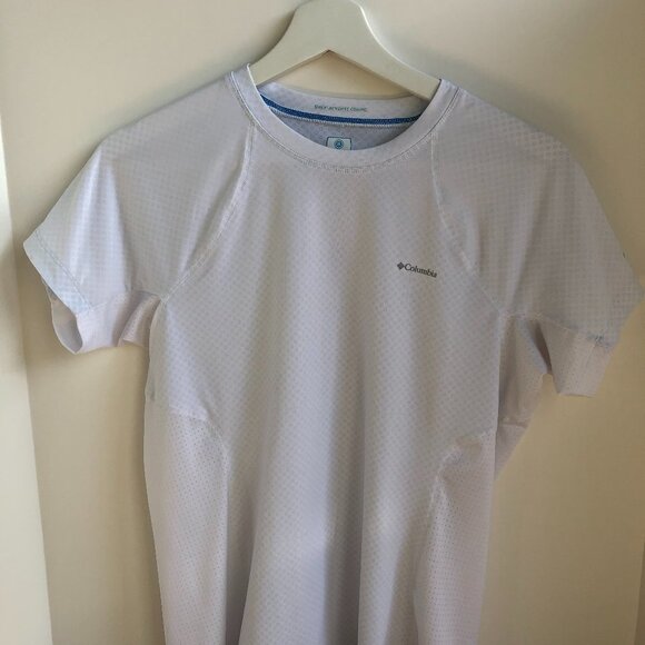 Columbia Omni Freeze Zero Short Slv Top White Sz L - Picture 2 of 12